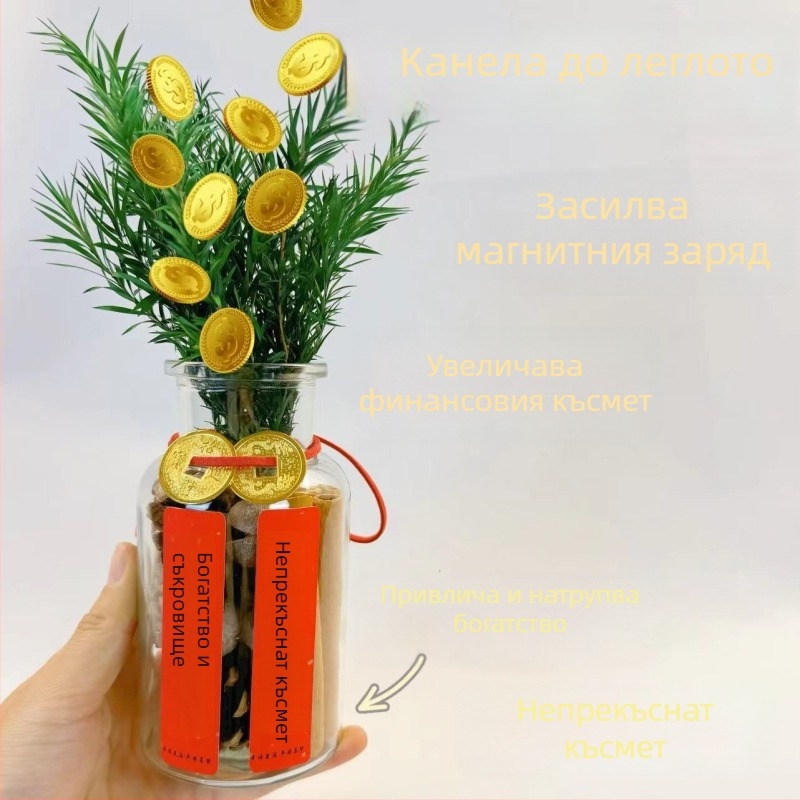 Канелен ароматерапевтичен настолен декор за офис и дом – DIY комплект за аромати