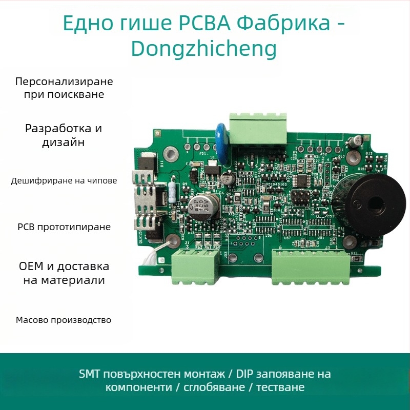 PCBA контролна платка: копиране и декриптиране за прототипиране, SMT монтаж и заваряване на FR4 PCB