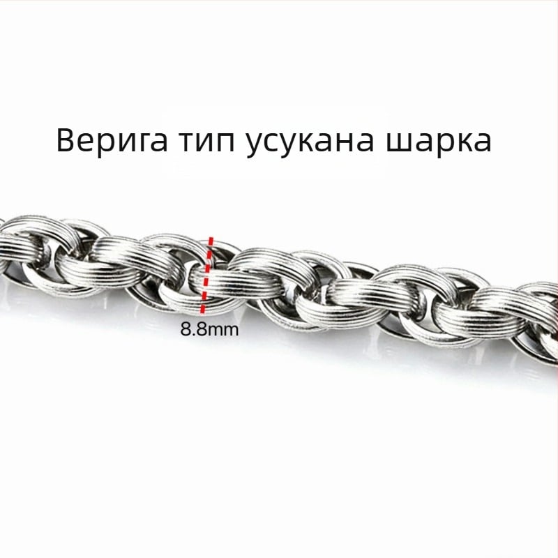Разнообразни стилове неръждаеми стоманени вериги за бижута, DIY аксесоари и материали за изработване на модерни колиета и гривни
