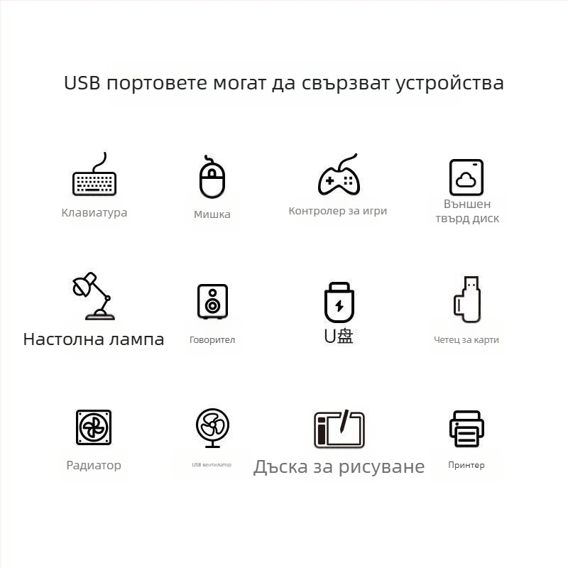 Pisen USB 3.0 хъб с 4 порта, захранван външно, за лаптоп, USB флаш памет и HDD