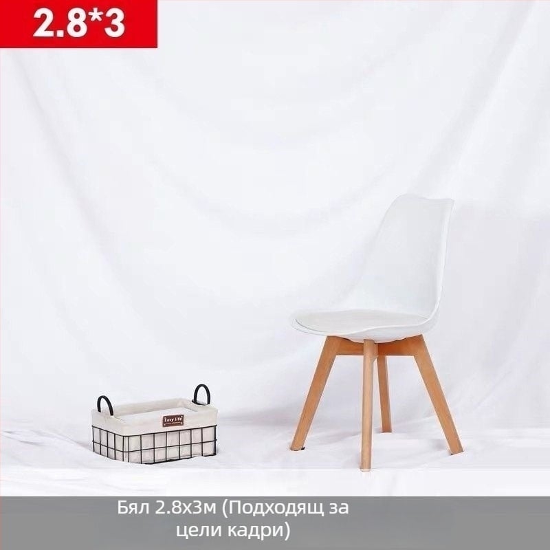 Непрозрачен фон за фотография, усилен еднотонен плат, подходящ за портрети и натюрморти, фон за лайв стрийм.