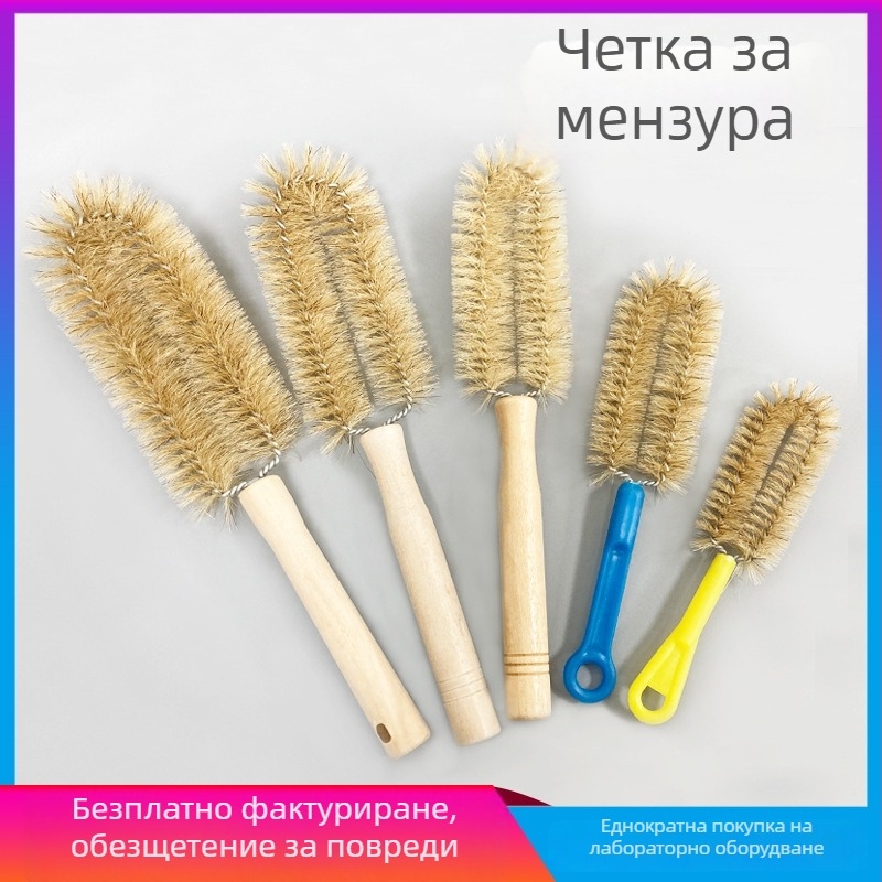 Комплект четки за колби: малки, средни и големи, с дебела телена дръжка и твърди свински власинки