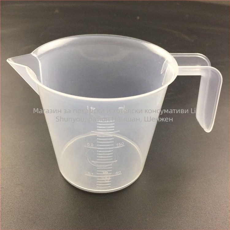 PP пластмасов комплект измервателни чаши с вместимости 100 ml 250 ml 500 ml 1000 ml 2000 ml 3500 ml и 5000 ml и цилиндър за измерване