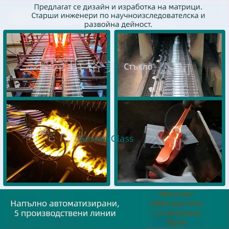 Градуиран стъклен измервателен цилиндър със спрей тръба, пробирка, мерителна чашка и детектор за почистване при висока температура