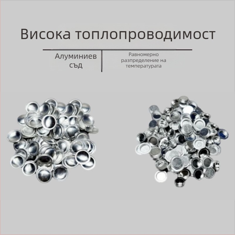 Алуминиево тигло за термичен анализ, обем 40 μL, за проби Mettler, Ø6×1.7 mm.