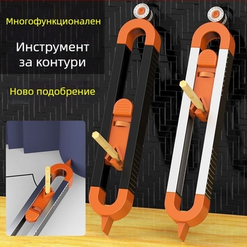 Контурен измервател за плочки и извличач на форми – прецизен инструмент за очертаване на несиметрични контури