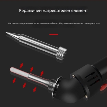 Yellow Flower пистолет за запояване, голям размер, стабилна температура, висока мощност, дюза с извита ъглова форма, 100W/150W/200W