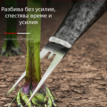 Инструмент за претриване на царевица за отделяне на зърното и разделяне на ушите, без навеждане, за прибиране на царевица и сладки картофи, удебелена манганова стомана