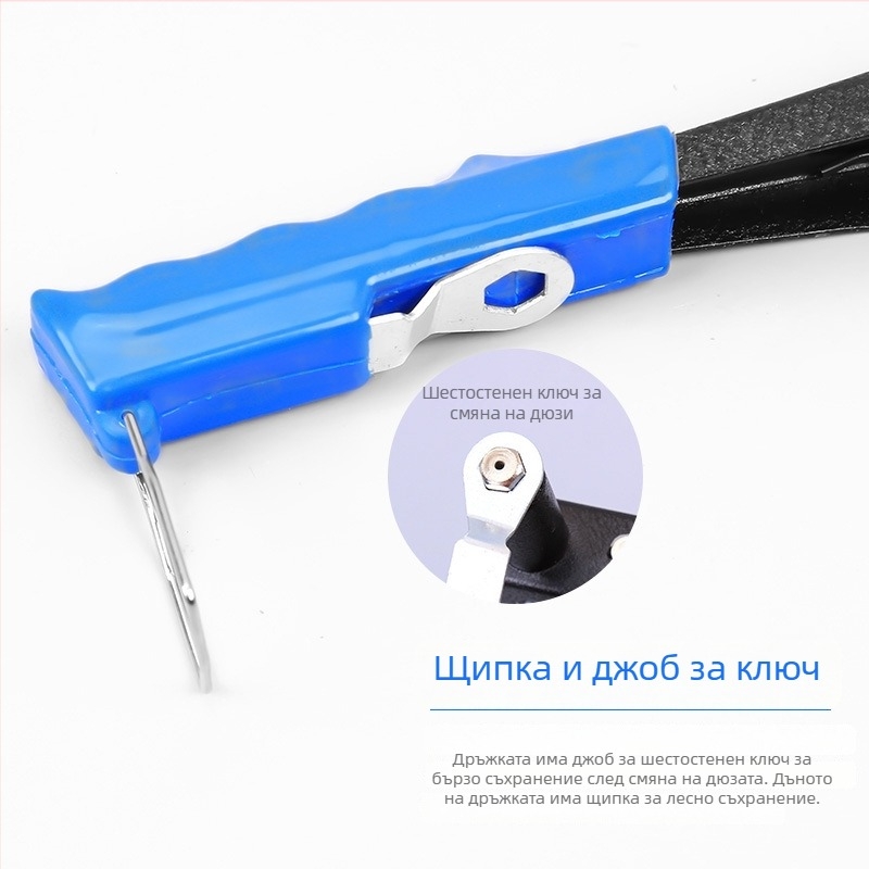 Ръчен пистолет за заклепвания – домашен инструмент за монтаж на заклепки