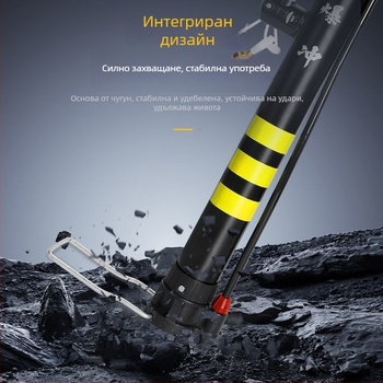Onai алуминиев ръчен инфларатор за електрически превозни средства, високо налягане, 160 psi, дължина 830 мм