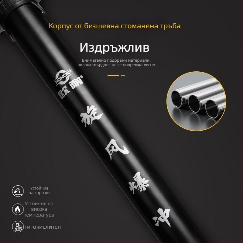 Onai алуминиев ръчен инфларатор за електрически превозни средства, високо налягане, 160 psi, дължина 830 мм