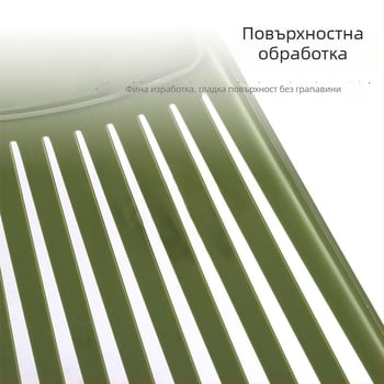 Пластмасово градинско гребло с гумени зъбци за градина, листа и сушене на зърно
