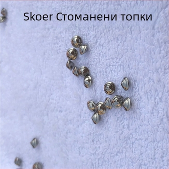 304 неръждаема стомана полирана топка с форма на летяща чиния - размери 3x5, 3.5x5.5, 6.35x6.4