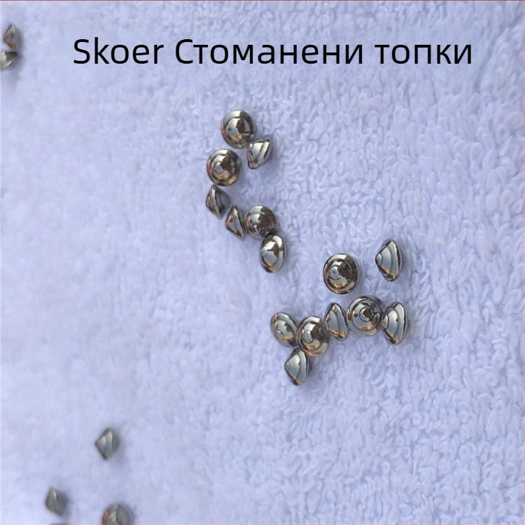 304 неръждаема стомана полирана топка с форма на летяща чиния - размери 3x5, 3.5x5.5, 6.35x6.4
