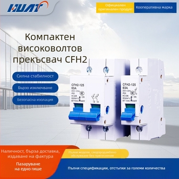 Хуатонг CFH2-125 Малък изолационен прекъсвач, 1P2P, трифазен, 4-полюсен, 0-690V, 32A/63A/100A