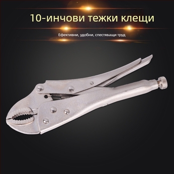Тежки клещи със кръгли челюсти, размери 7 и 10 инча, с гладка и гумена дръжка, за индустриална поддръжка