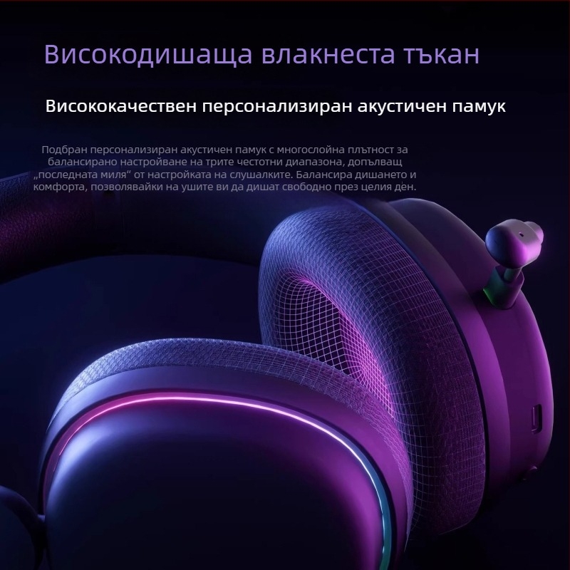 Wolf Spider G7Pro безжични слушалки с Bluetooth, три режима шумопотискане, висококачествен звук и микрофон за ниска латентност при игри
