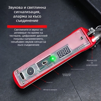 Дигитални многофункционални клещи за премахване на изолацията и огъване на проводници, неръждаема стомана, кримпинг клещи, сгъване, навиване и разделяне на проводници, индустриални електрически клещи