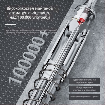 Мини пневматичен пистолет за пирони за бетон, цимент и метал – нов фиксиращ инструмент за таванска инсталация с интегриран механизъм за забиване на пирони