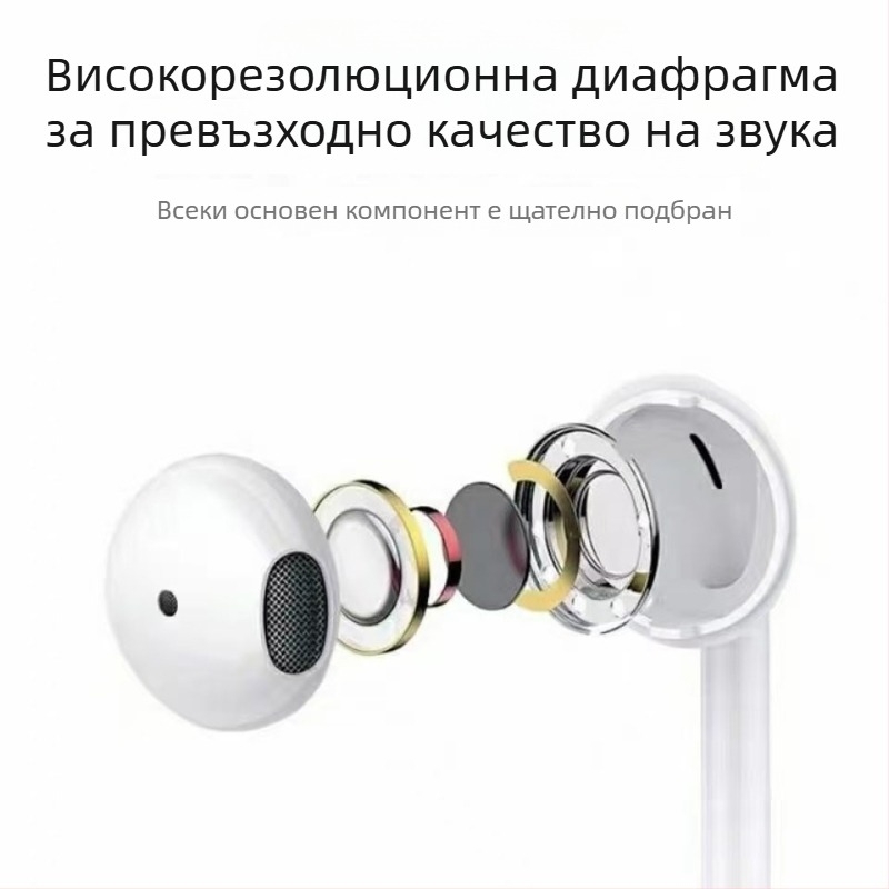 Lightning към Type-C 2-в-1 кабелен адаптер за слушалки за iPhone 15: музика, обаждания и игри