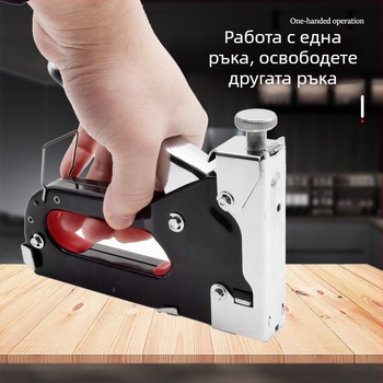 Тежък трифункционален пневматичен пиронен пистолет за дърводелство