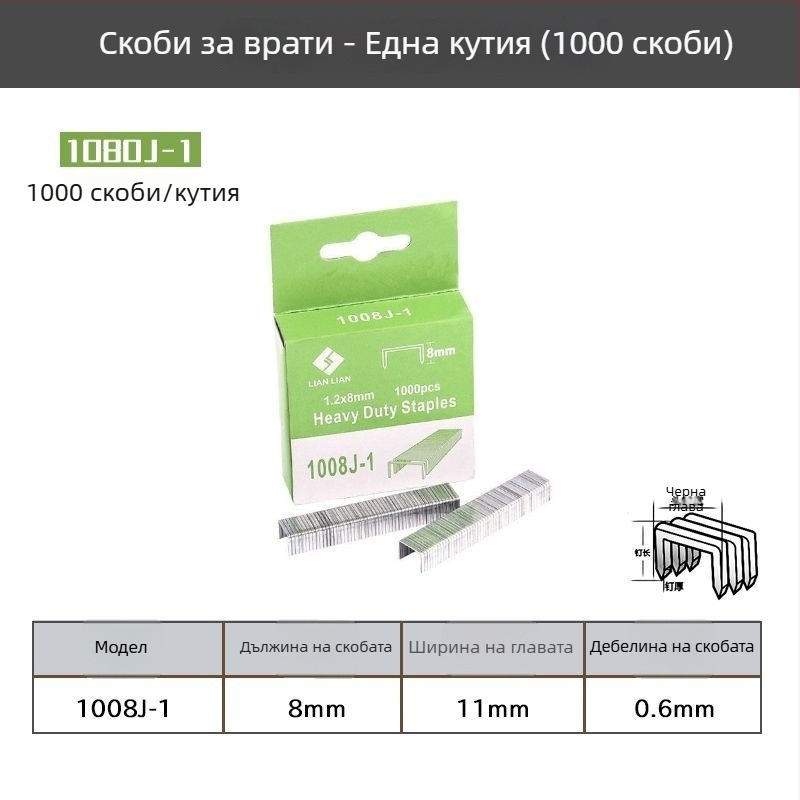 Ръчен пистолет за нокели 3 в 1 за домашна дървообработваща работа, фоторамки и рекламни платове.