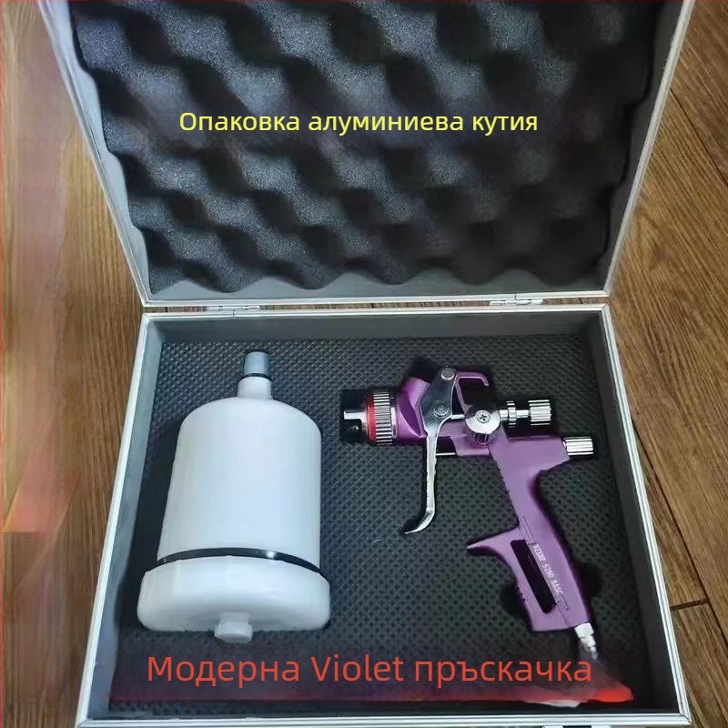 Violet 5200 спрей пистолет за боядисване на автомобили и дърво, пневматичен двуфункционален пистолет за масло и вода