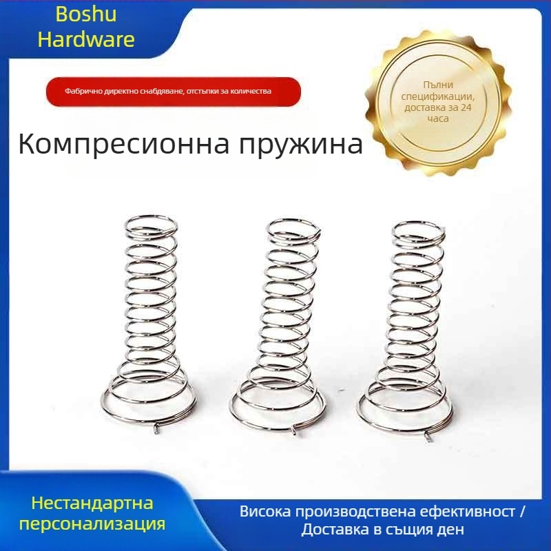 Персонализирана неръждаема стоманена компресионна пружина за малки домакински уреди, прецизна пружина за връщане и торсионна пружина