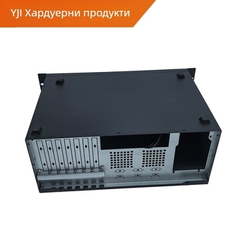 4U индустриален контролен корпус за облачен компютър, алуминиев шкаф, Mini ITX, OPS интернет кафе корпус