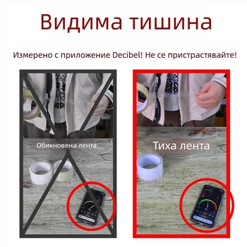 Безшумна прозрачна офисна лента за запечатване и опаковане
