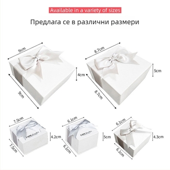 Елегантна кутия за бижута с издърпващ се отдел за колиета, обици и гривни – персонализируема