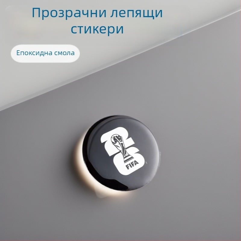 Кристални епоксидни стикери, кръгли карикатурни автомобилни лепенки, прозрачни самозалепващи смолни 3D меки етикети с луксозно излъчване