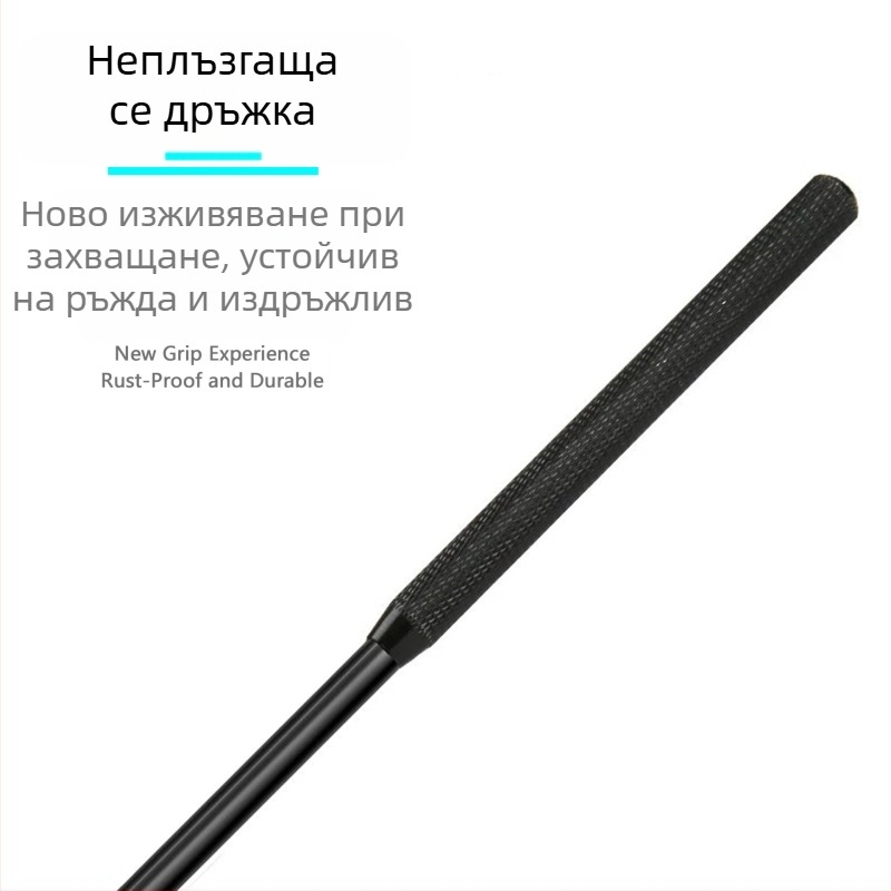 Аквариумен скрепер за водорасли с дълга дръжка, компактен, без мъртви ъгли, инструмент за почистване