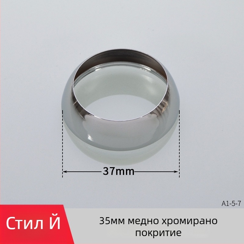 Комплект за клапанно ядро на кухненски смесител с 35/40 компресионни капачки, декоративни покрития и фиксиращ капак за монтаж и ремонт
