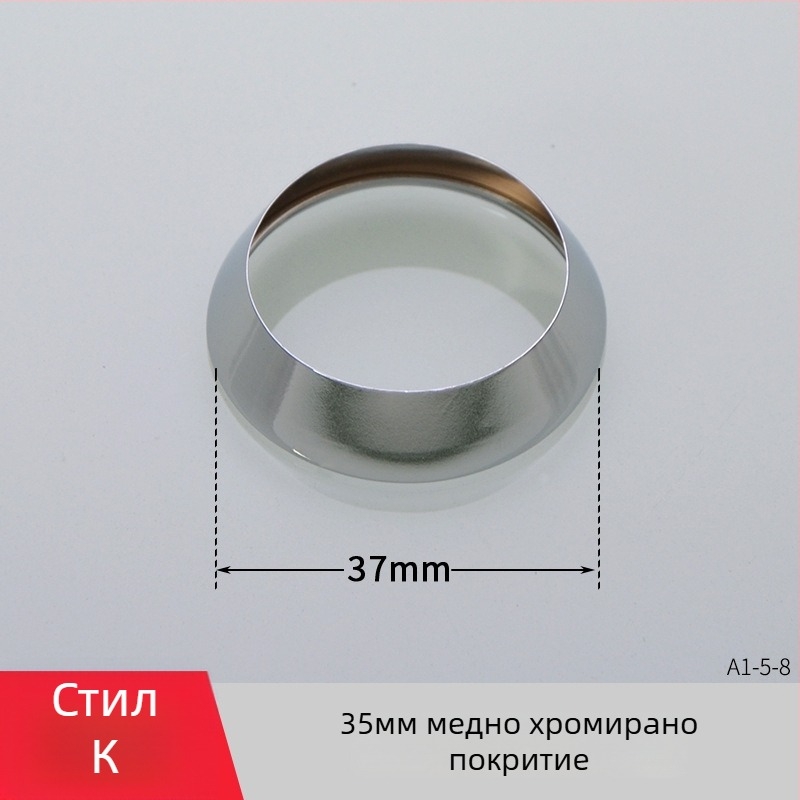 Комплект за клапанно ядро на кухненски смесител с 35/40 компресионни капачки, декоративни покрития и фиксиращ капак за монтаж и ремонт