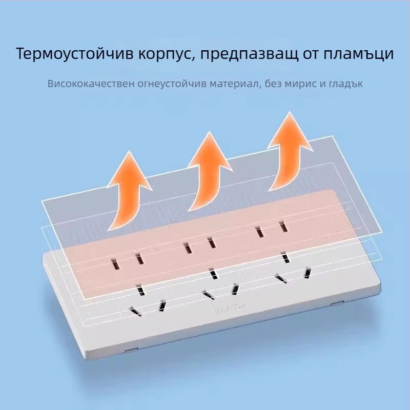 Тип 118 комбиниран превключвател и контактна платка, панел за вграждане в кухнята, панел с отвори 10/15/20, 10A