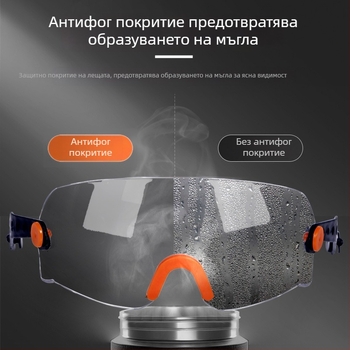 Lauraweite LP001 Аксесоари за защитни очила с анти-замъгляване и удароустойчив каска за строителни площадки