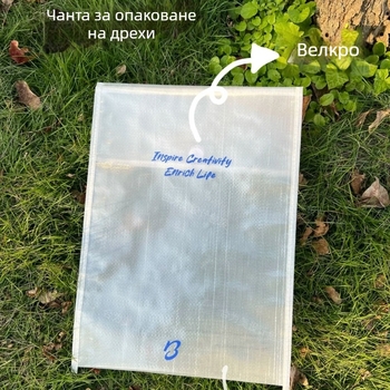 Прозрачен тъкан плик за документи със велкро за съхранение на облекло и бебешки дрехи, персонализирано лого