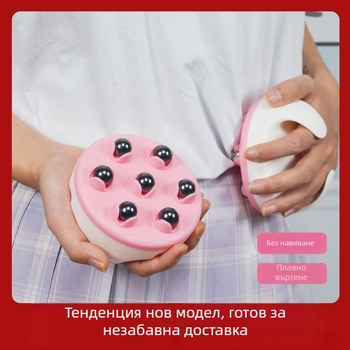 Масажор за корем с ролкова четка, масажор с Драконова топка, меридианна четка и магнитни топчета