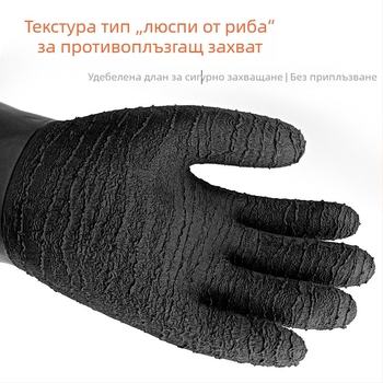 PROSAFETY химически устойчиви ръкавици, антихлъзгащи, устойчиви на киселини и основи, за индустриално почистване