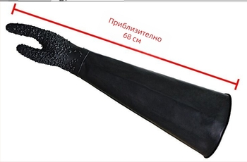Tongsheng гумени ръкавици за пясъкоструене, противохлъзгащи, удължени и удебелени за защита на пясъкоструйната машина