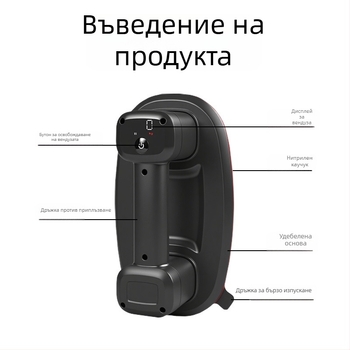 Електрическа вакуумна чашка за стъкло за повдигане и пренасяне на тежки предмети, подходяща за големи плочи и плочки