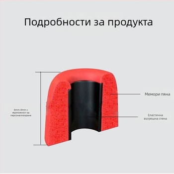 4.9 мм апертура – паметна пяна ушни тампони за TWS слушалки, бавно възстановяване, шумозаглушаване, аксесоар за Bluetooth слушалки