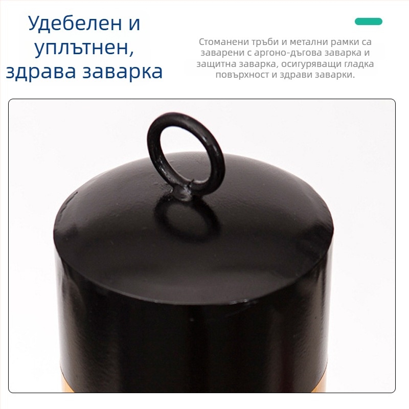 Предупредителен колон с галванизирана тръба за пътна безопасност, паркинг колчета и отражателен пост