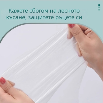 Еднократни дебели износоустойчиви ръкавици за кухня с удължен маншет, водоустойчиви ръкавици за дома