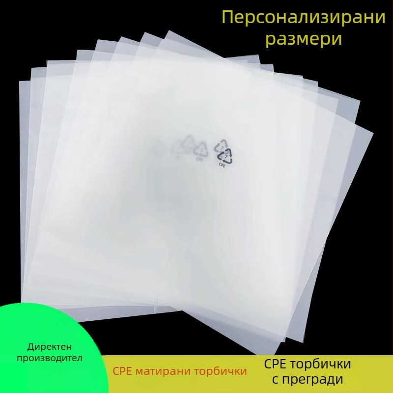 CPE полупрозрачна чанта за съхранение с десет отделения, цип, преносим организатор за кабели за слушалки