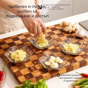 Съд за сосове и подправки в японски стил, многофункционален, стекващ се за съхранение, издръжлива ръчна мелничка за чесън и подправки, малък съд за подправки
