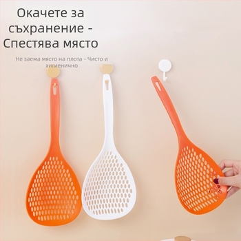 Голям гевгир за нудли и дъмплинги, устойчив на високи температури, против изгаряне, кухненска цедка