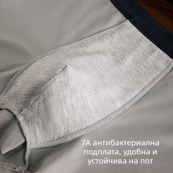 Печатани мъжки боксерки, удобна средна талия, за млади мъже, 60s памук Pima, модерен дизайн