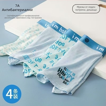 Младежки боксерки за момчета от модал памук с Ice Silk материя